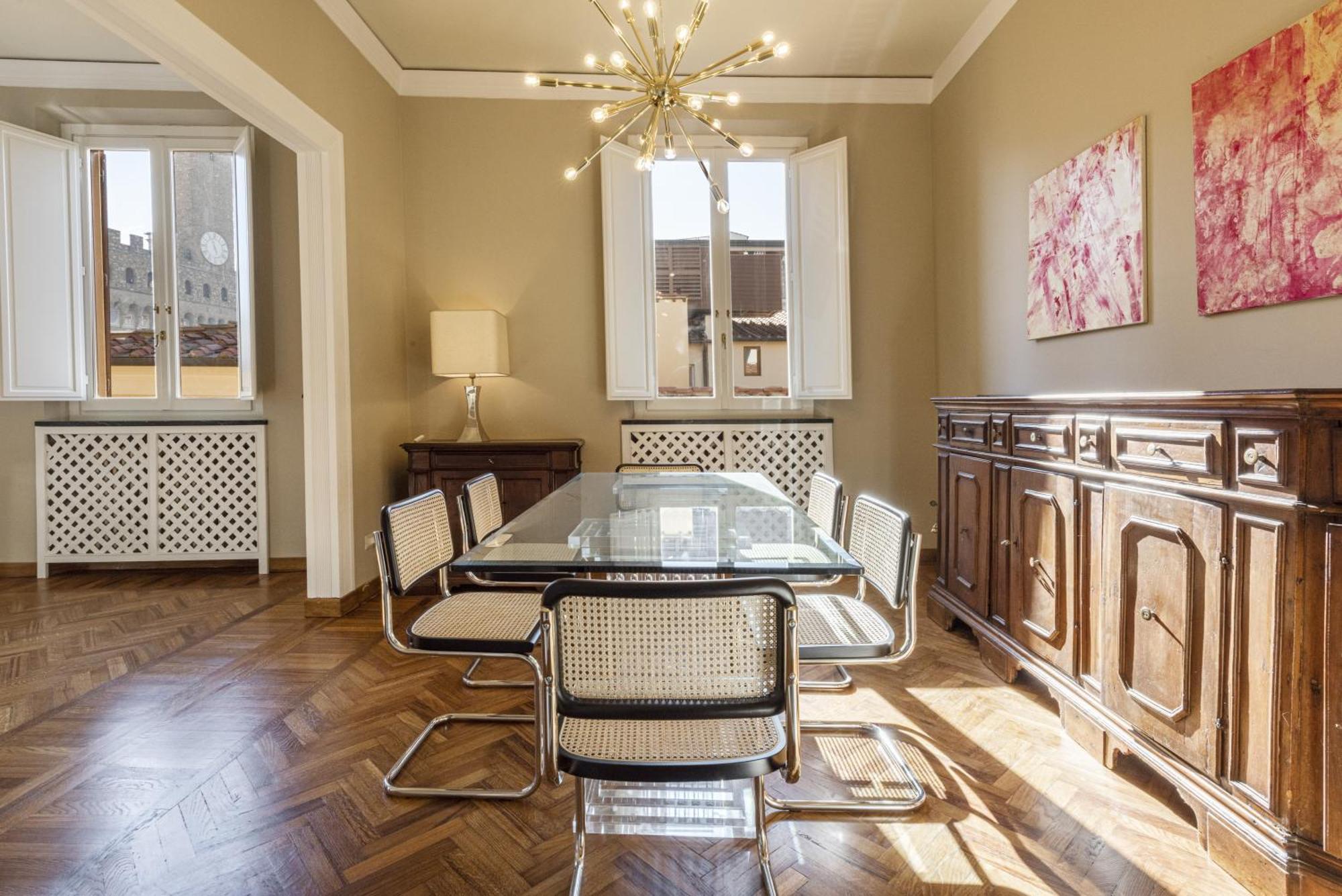 Penthouse In Piazza Della Signoria Duomo View Appartement Florence Buitenkant foto